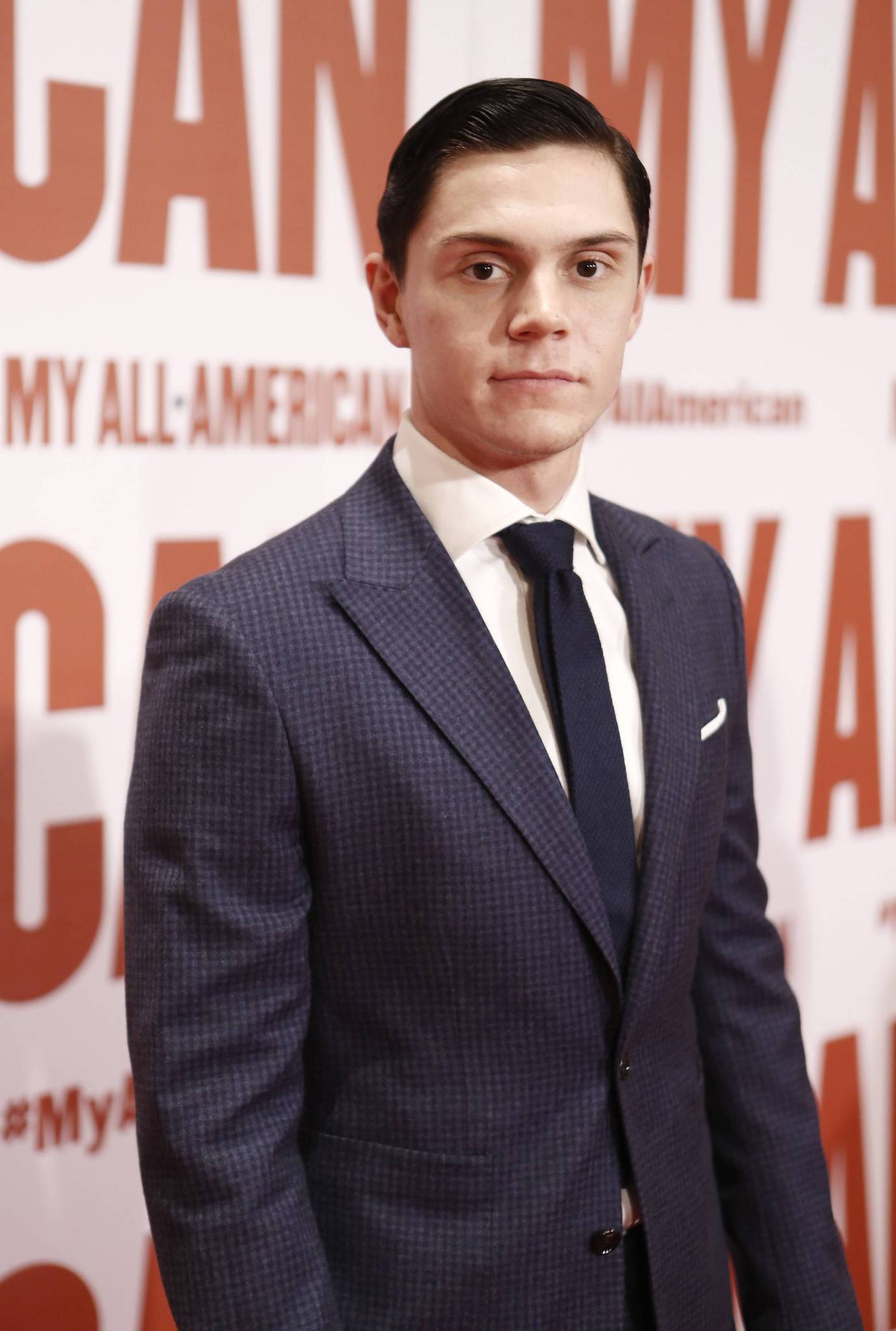 Evan Peters at event of My All American (2015)