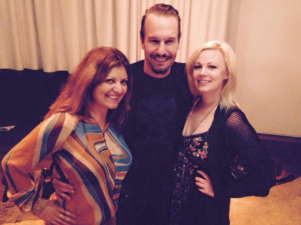 Patricia Chica (director/producer), Michael Eklund (actor) and Jessica Camera (actress, director) at the Anchor Bay Entertainment cocktail party in Beverly Hills, CA.