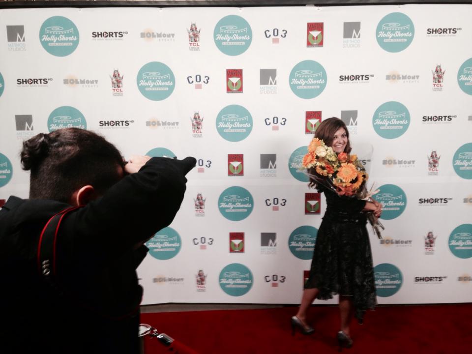 Red Carpet of the HollyShorts Film Festival in Hollywood.