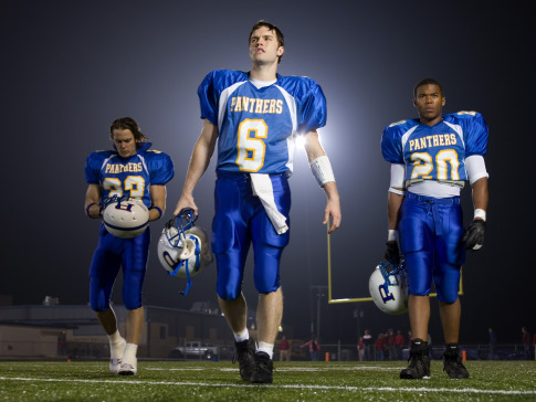 Taylor Kitsch, Gaius Charles and Scott Porter in Friday Night Lights (2006)