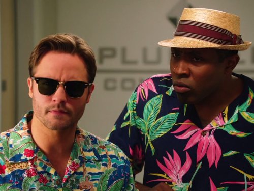 Still of Cress Williams and Scott Porter in Hart of Dixie (2011)