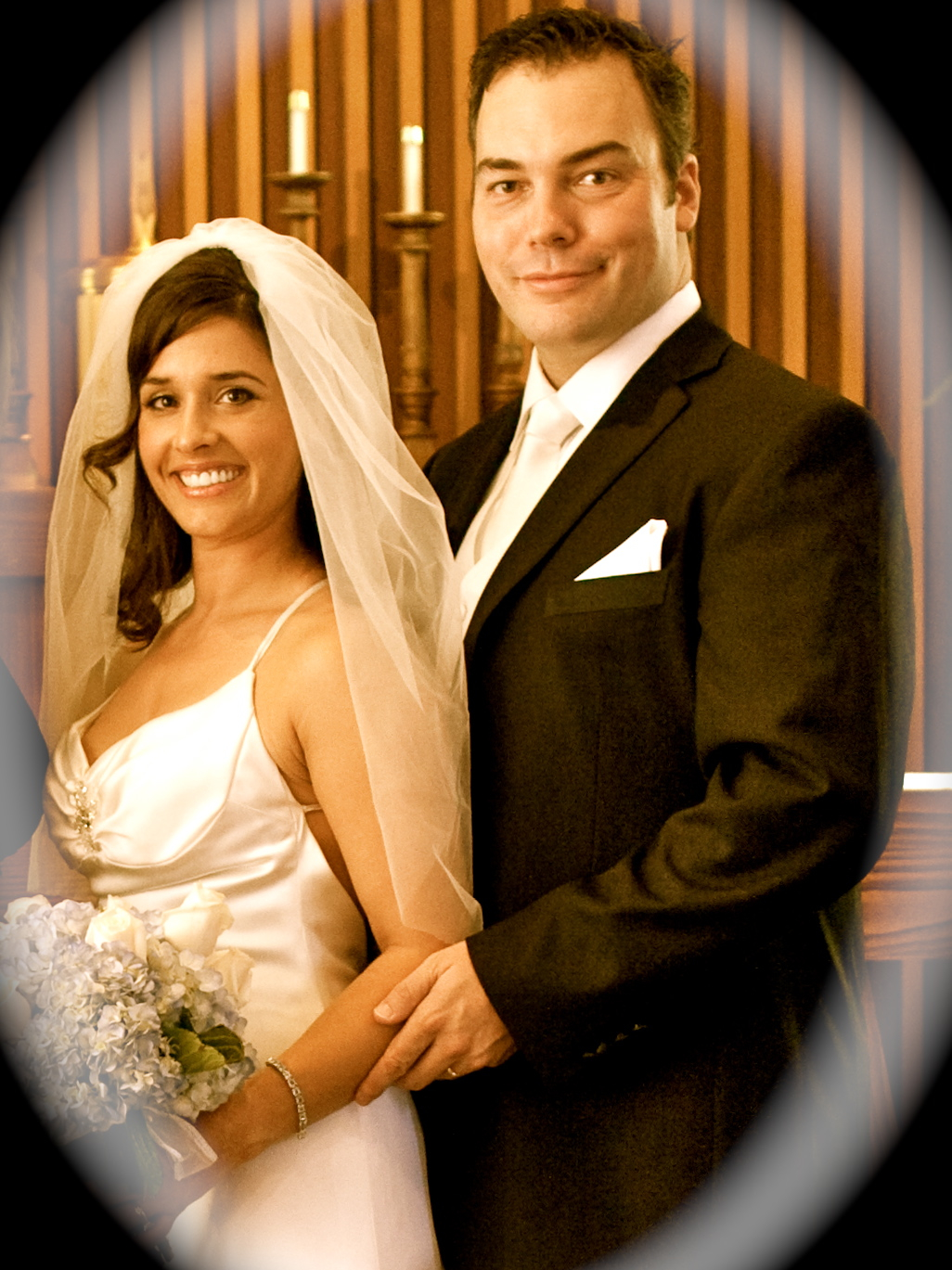 Danilo Di Julio with his bride Corianna Di Julio