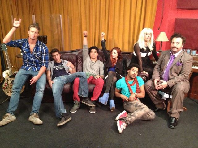 Danilo Di Julio and the cast of 'Band Life'.