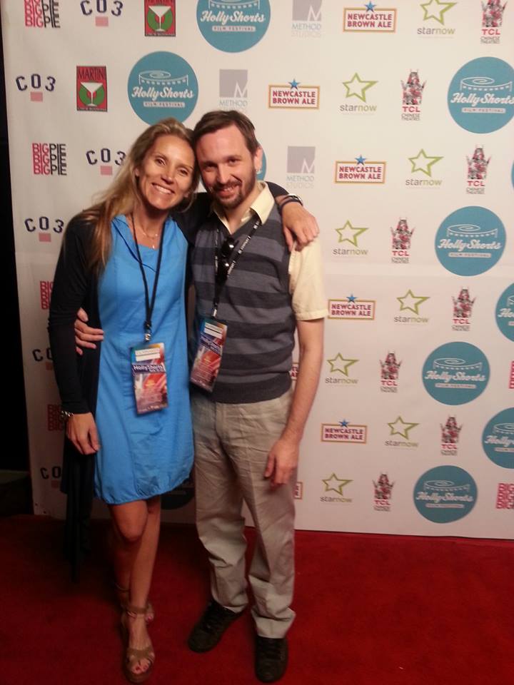 James Card and Jules Baker, HollyShorts Film Festival, Los Angeles, August 2013.