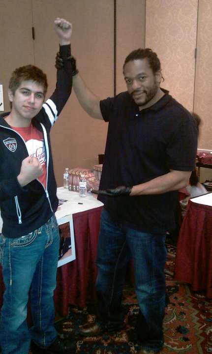 Anthony Guajardo at Albuquerque Comic Con with Herb Dean