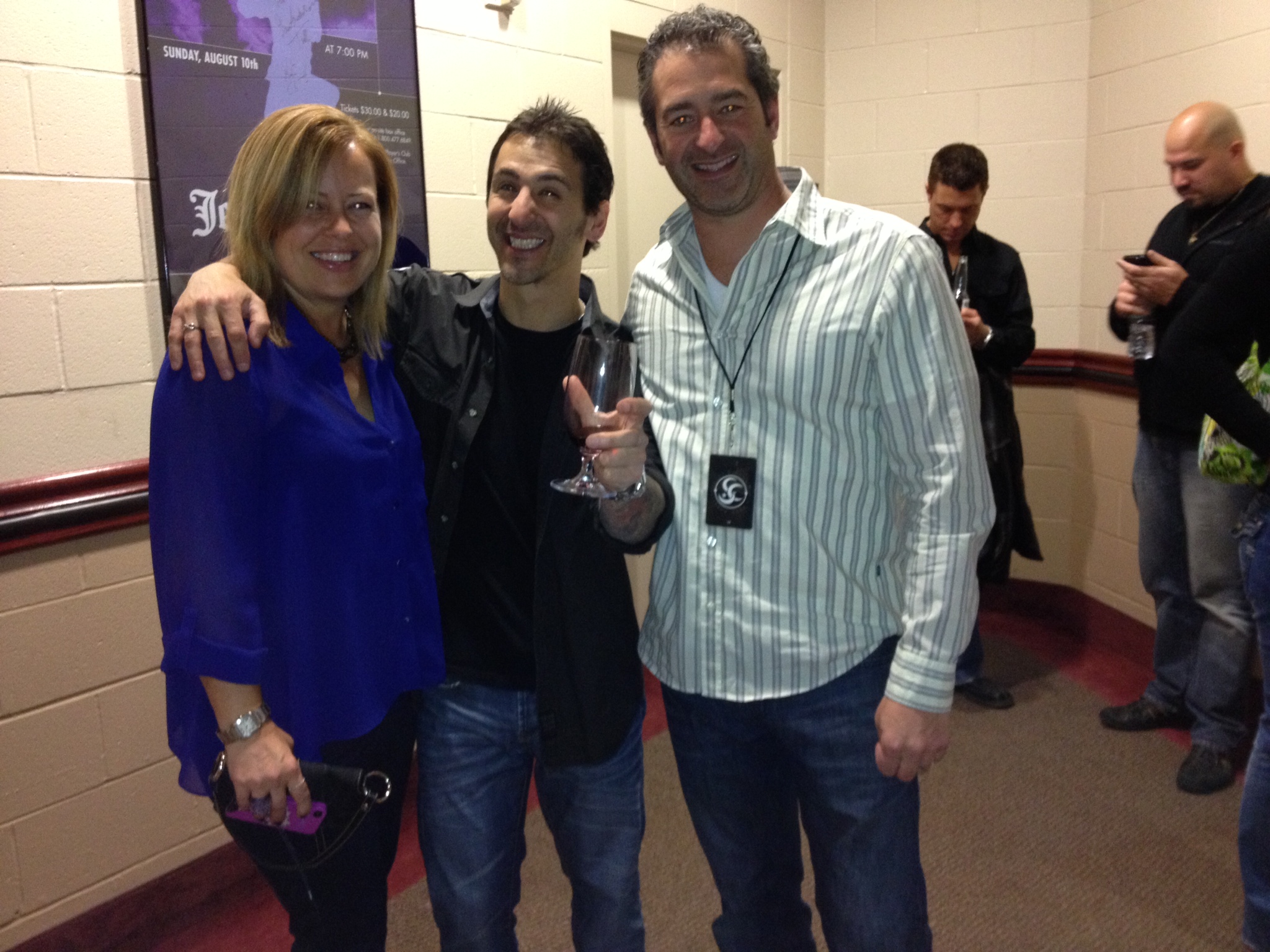 with singer/actor Sully Erna (Godsmack) 3/13