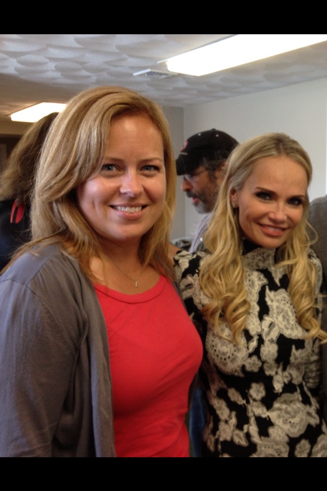 Kristin Chenoweth on the set of A Bet's A Bet (The Opposite Sex) 6/13
