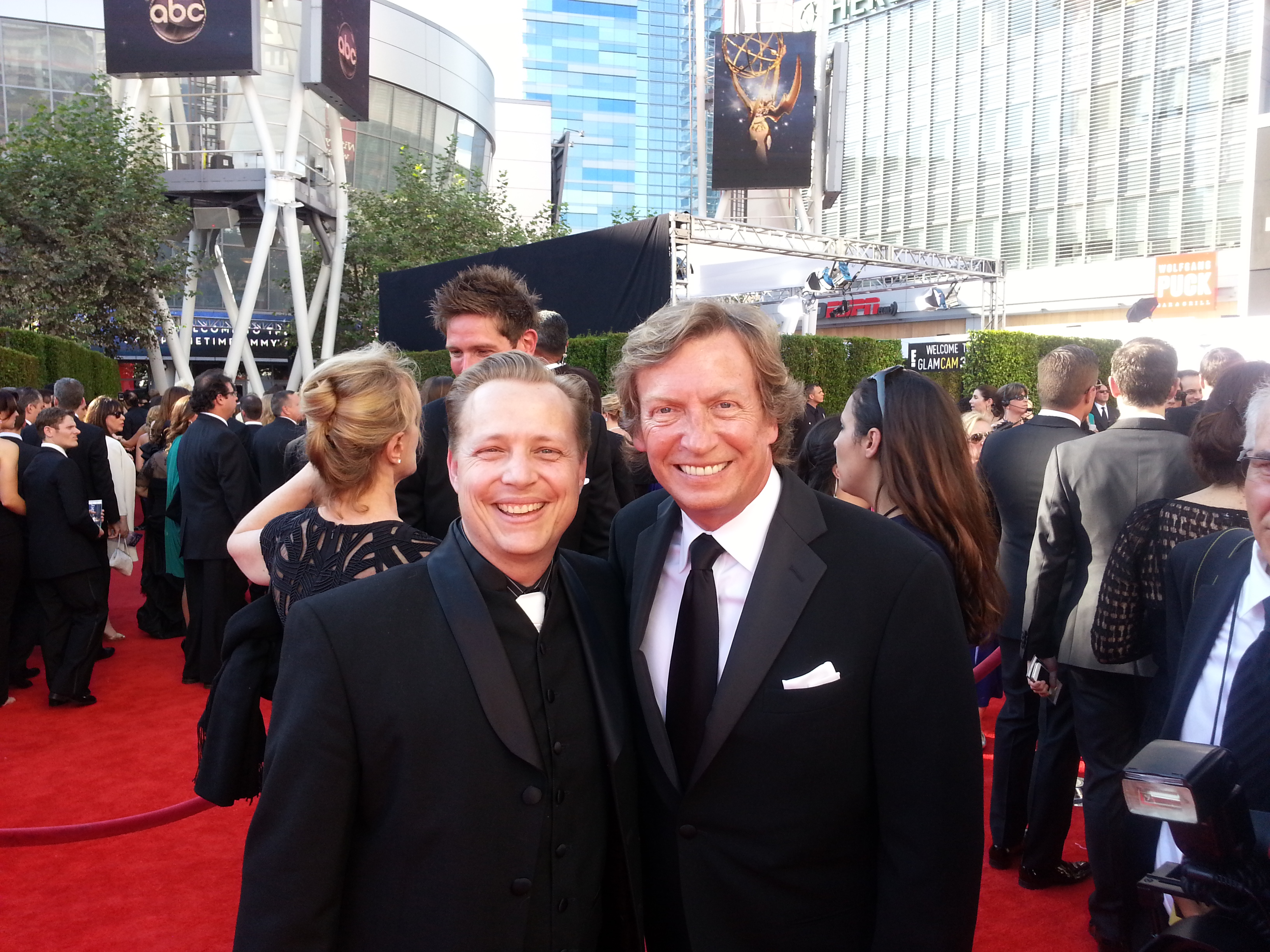 James Ganiere (left) and Nigel Lythgoe (right)