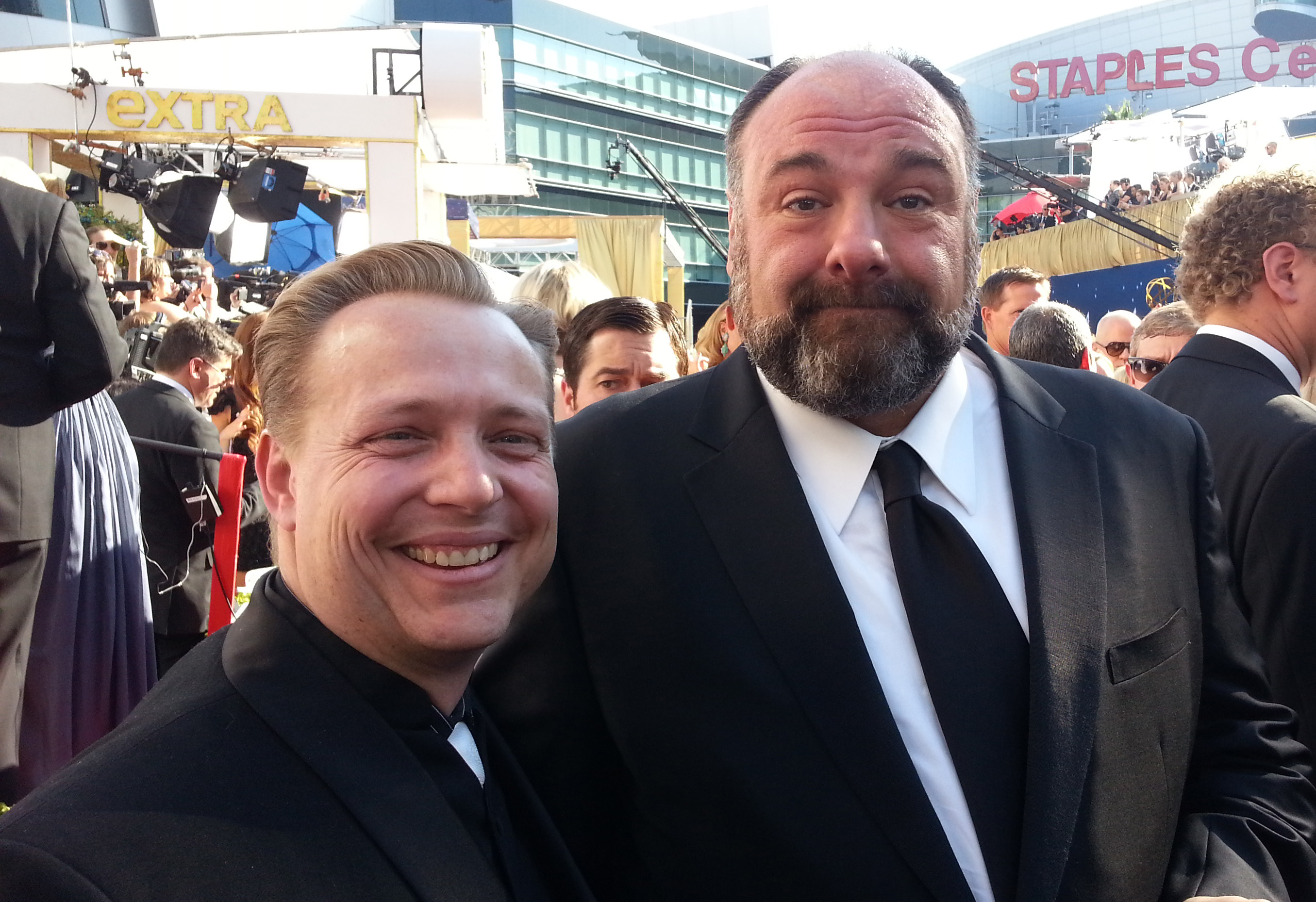 James Ganiere (left) and James Gandolfini (right)