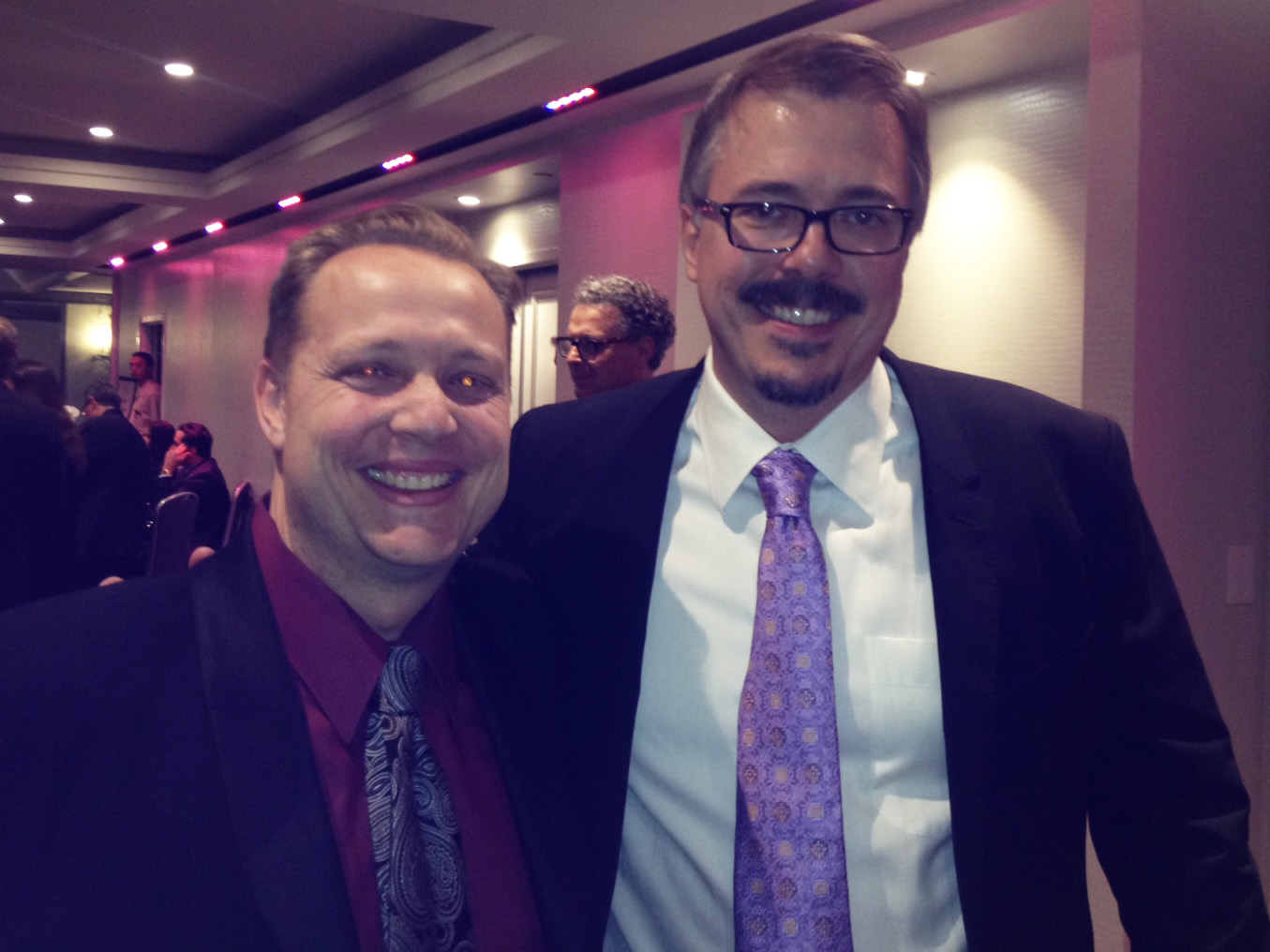 James Ganiere (left) and Vince Gilligan (right)