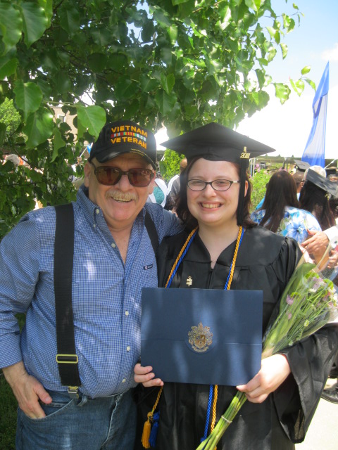 May 2011-With my Daughter Robyn in Blackwood, NJ at her College Graduation.....I'm so proud of her!