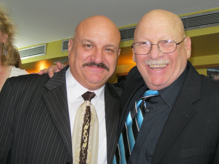 October 2010-With P.I. Vinny Parco, at Book Signing Party in NYC for Tony Napoli.