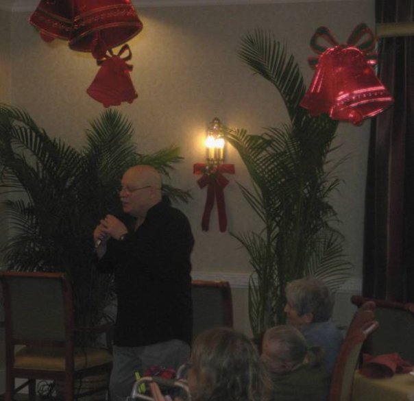 Singing at Nursing Home in Hackensack, NJ.