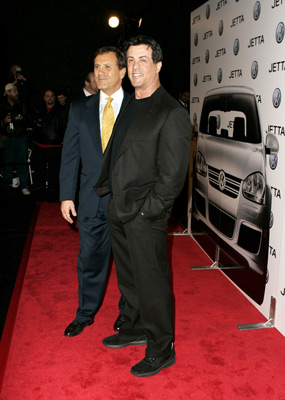 Sylvester Stallone and Frank Stallone