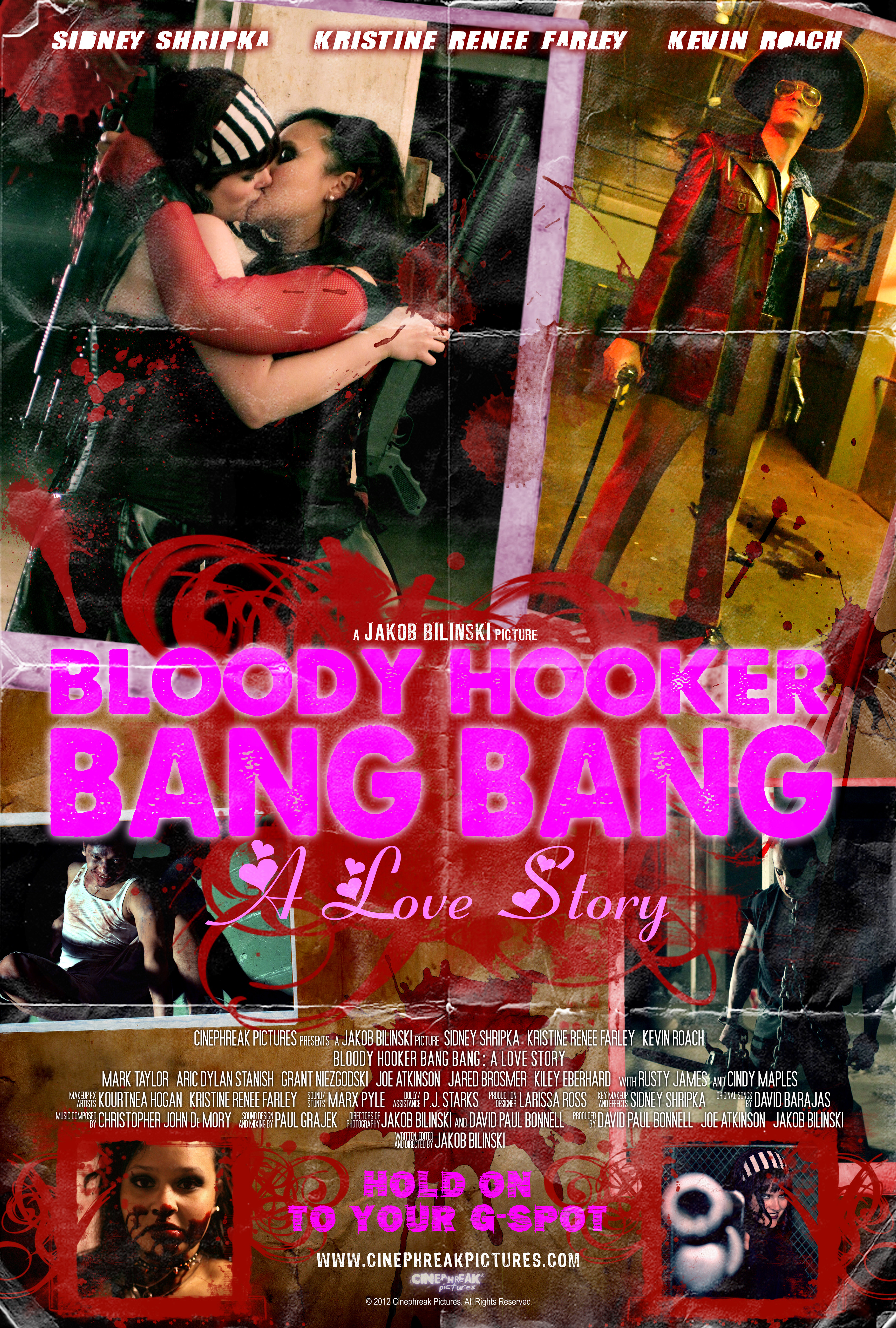 Official poster for BLOODY HOOKER BANG BANG: A LOVE STORY