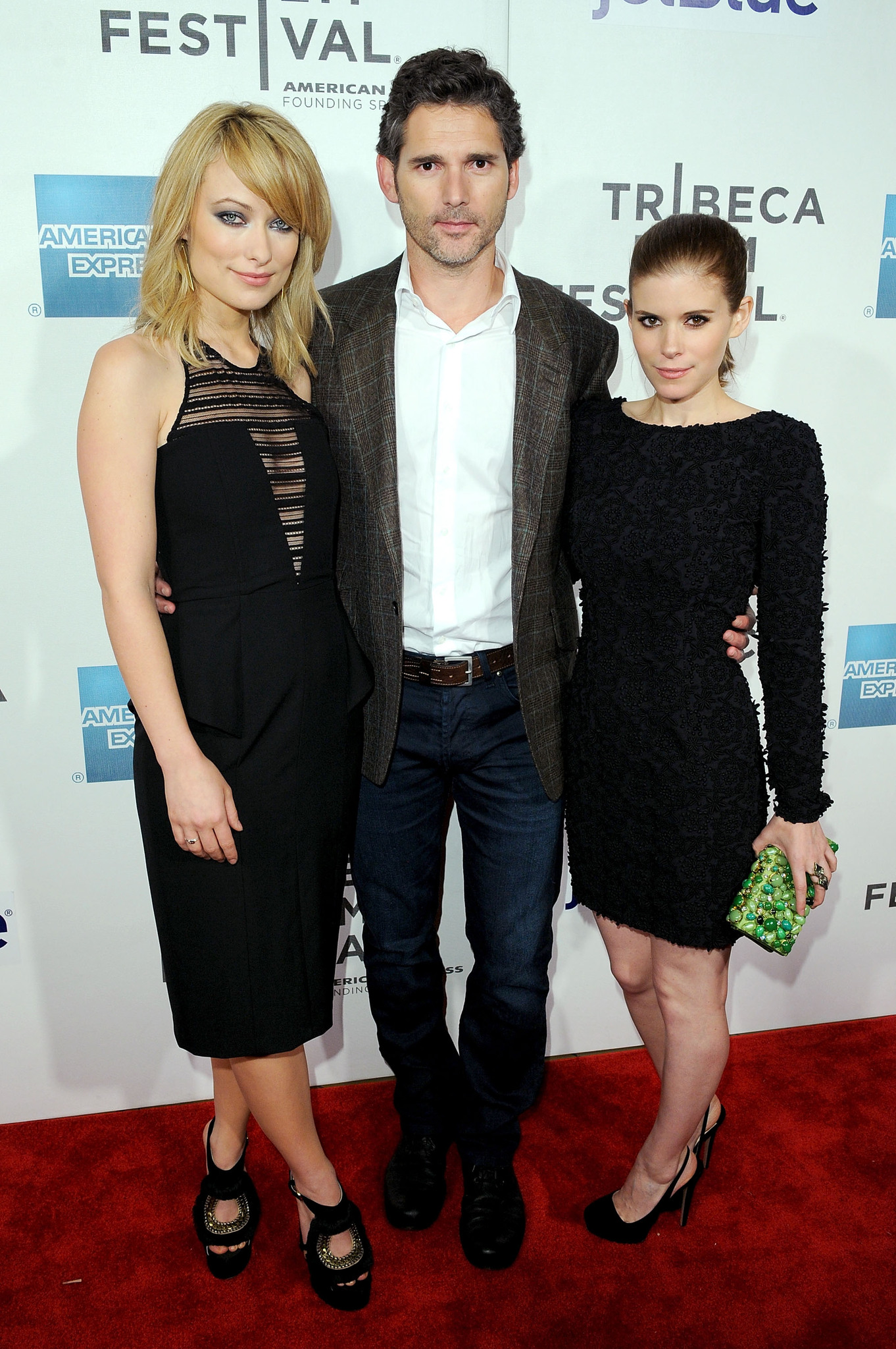 Eric Bana, Kate Mara and Olivia Wilde at event of Deadfall (2012)