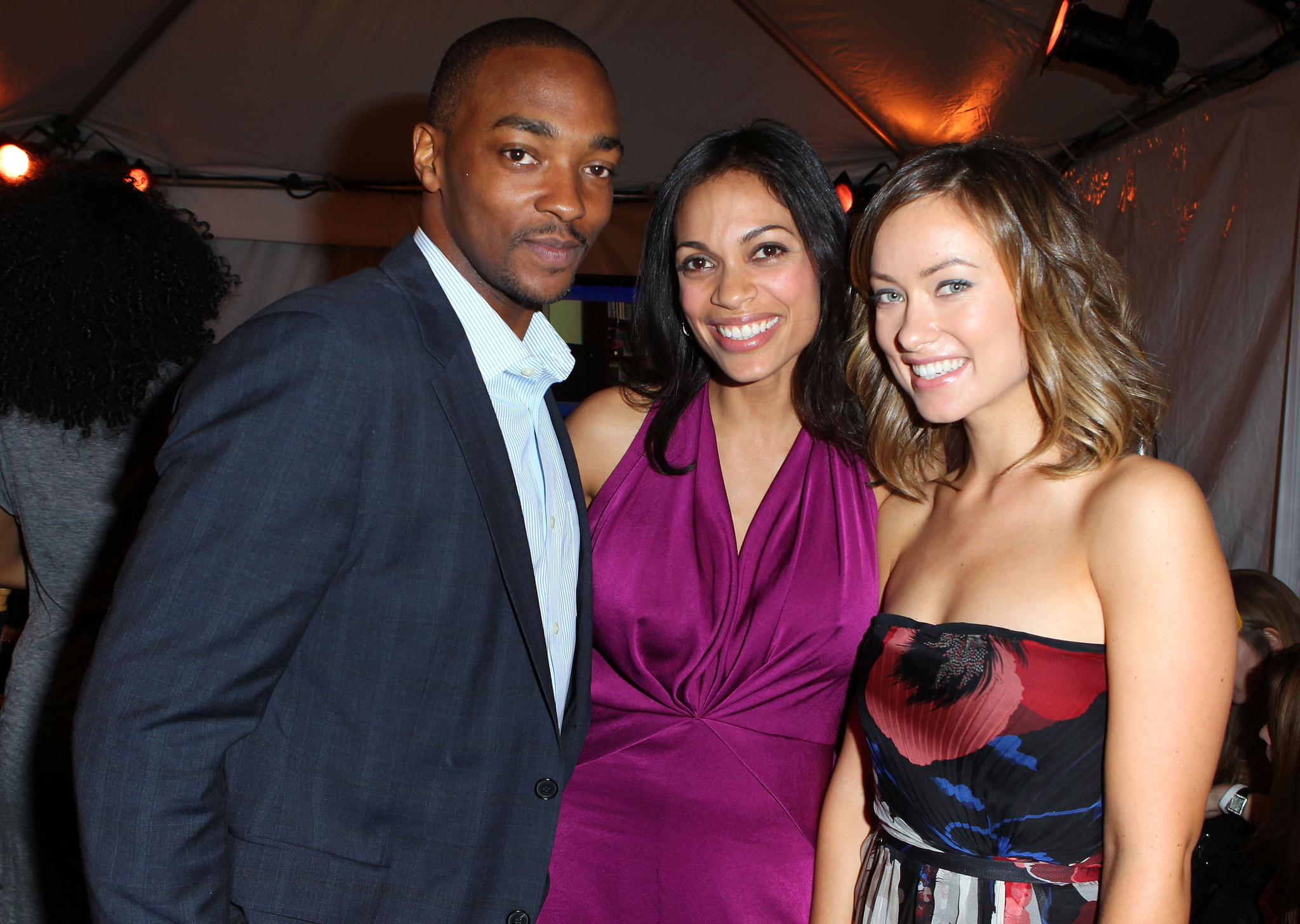 Rosario Dawson, Anthony Mackie and Olivia Wilde