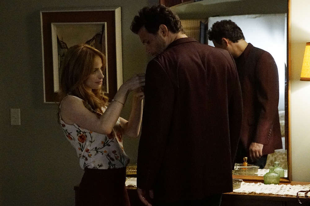Still of Jeremy Sisto and Jaime Ray Newman in Wicked City (2015)