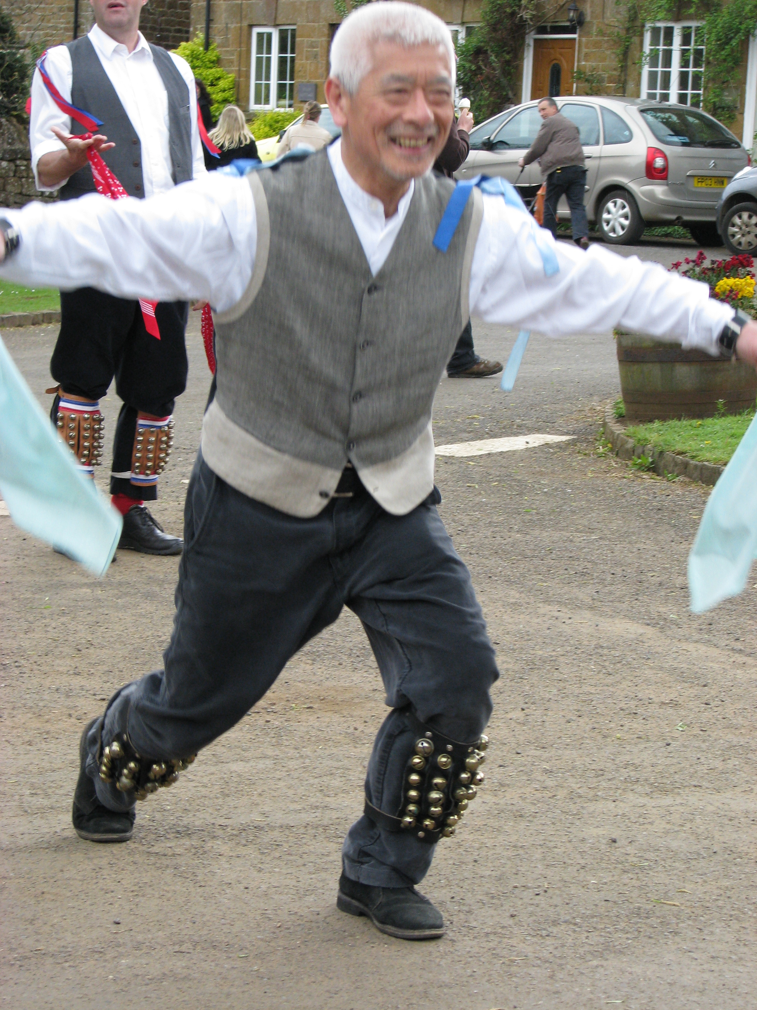 Togo is the first Japanese Morris Dancer in the UK!