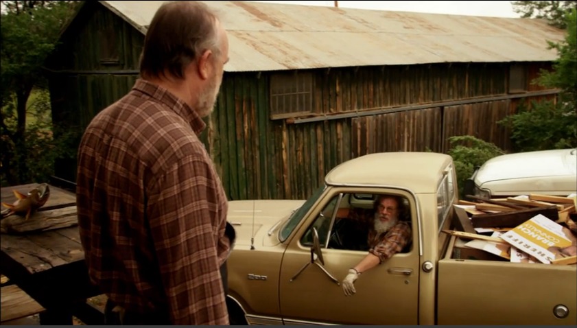 Martin Palmer and Jim Beaver in a scene from Longmire 