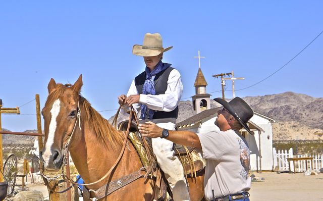 Working with my Stunt rider and Rodeo Cowboy Brandon A.