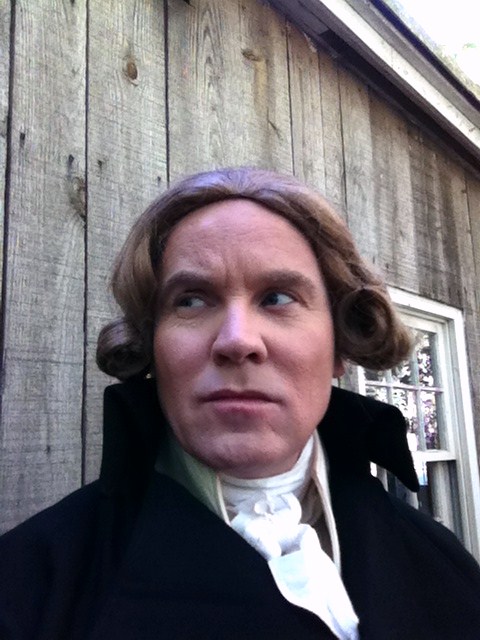 BILL BROCK as Alexander Hamilton in 