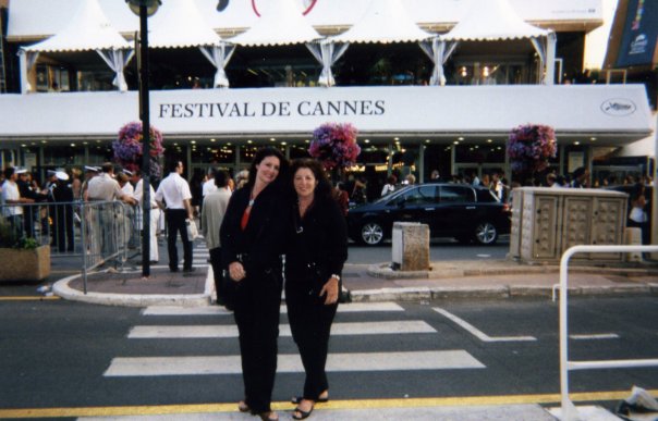 Elaine Grey and Daughter Michele at Cannes film festival