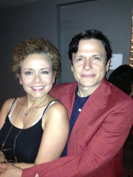 Marisol Carrere with Louis E. Perego Moreno.