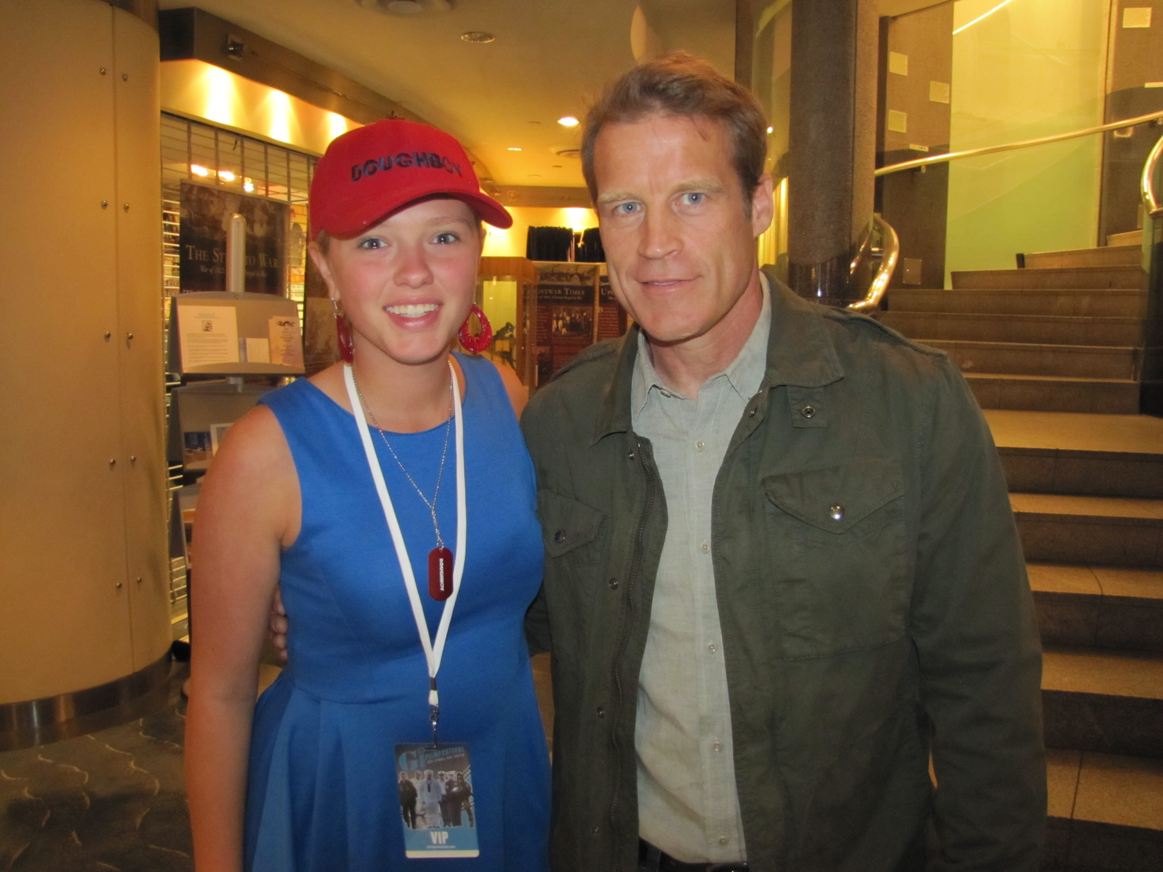 Emily meets with actor Mark Valley, star of 