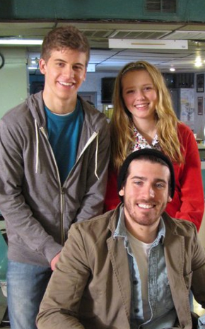 Barrett (Troy), Emily (Jill) and Michael (Mitch).