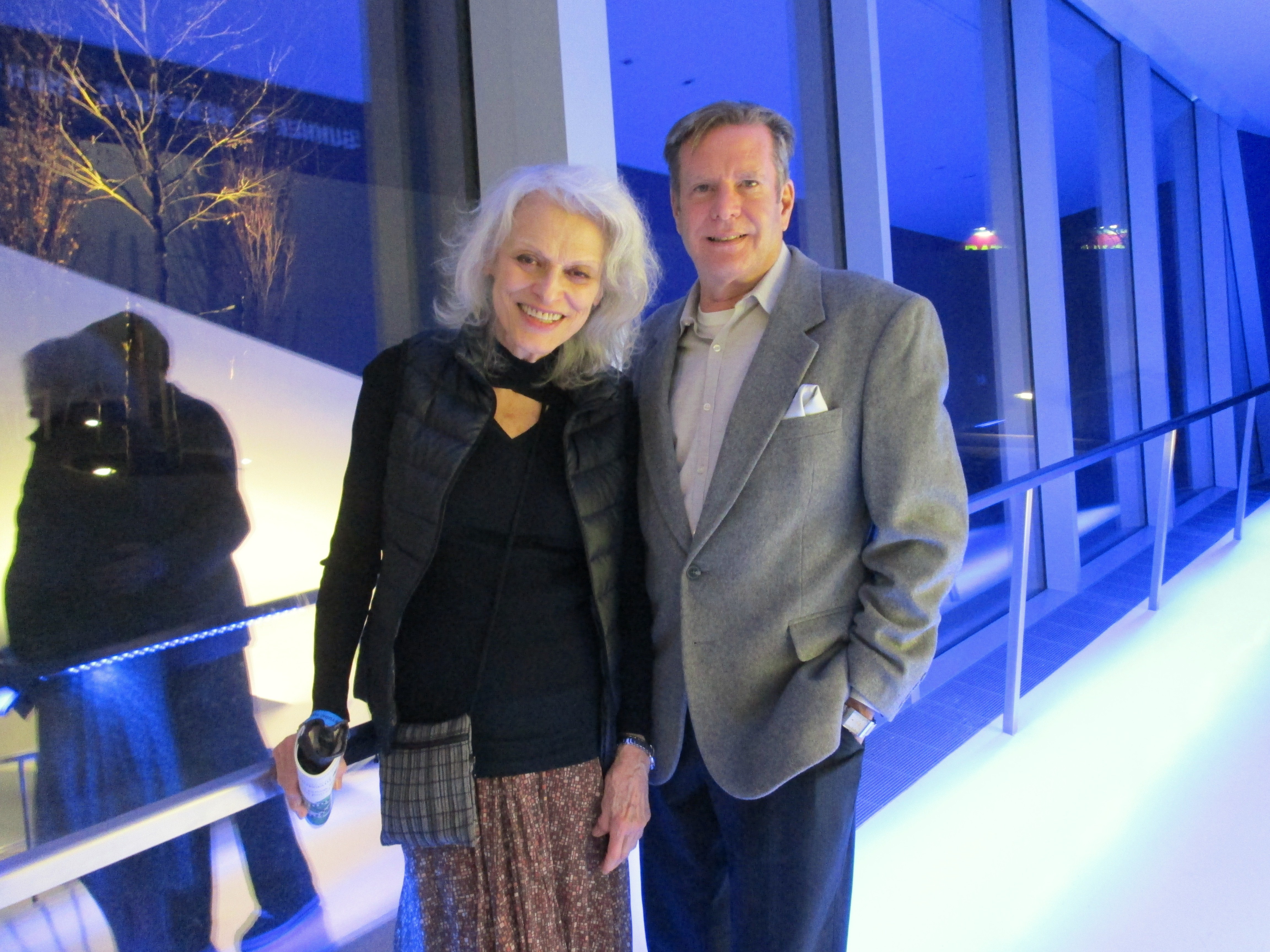 With Judith Roberts at the Museum of the Moving Image, March 4, 2014.