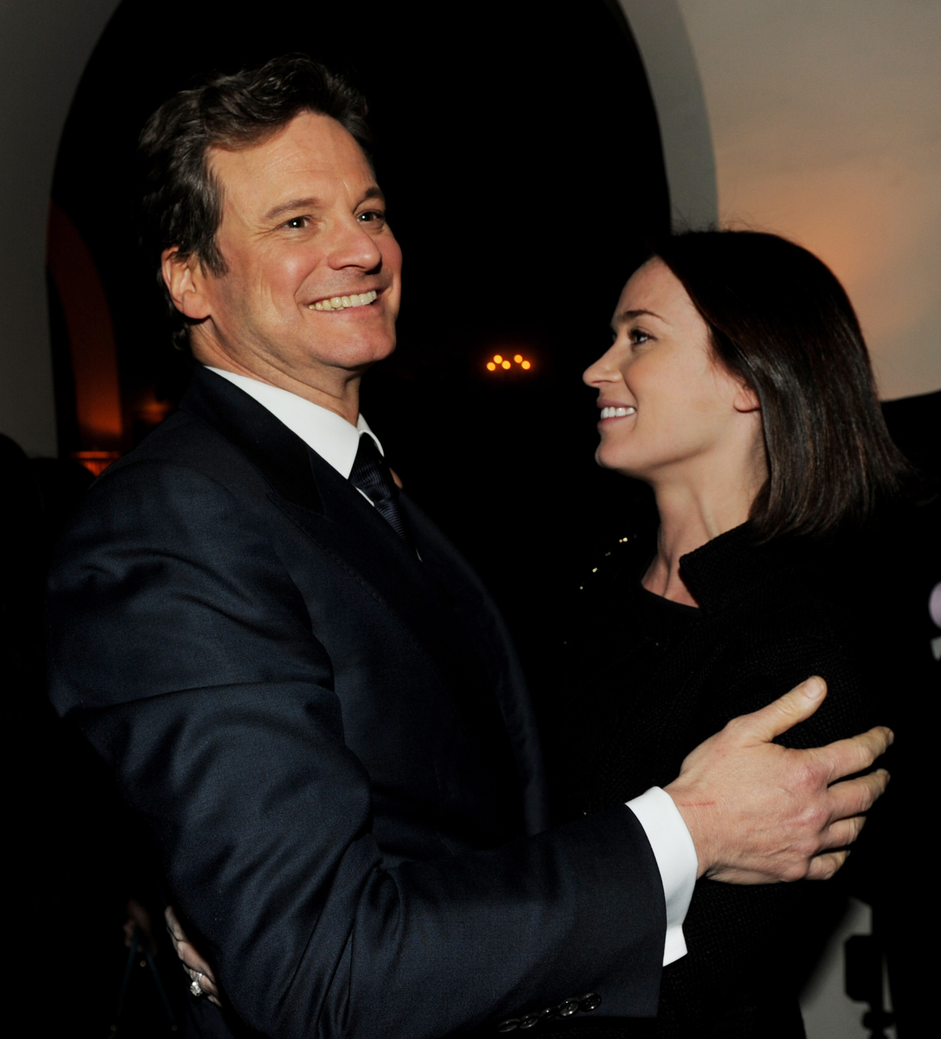 Colin Firth and Emily Blunt at event of Bastunas, Siuvejas, Kareivis, Snipas (2011)