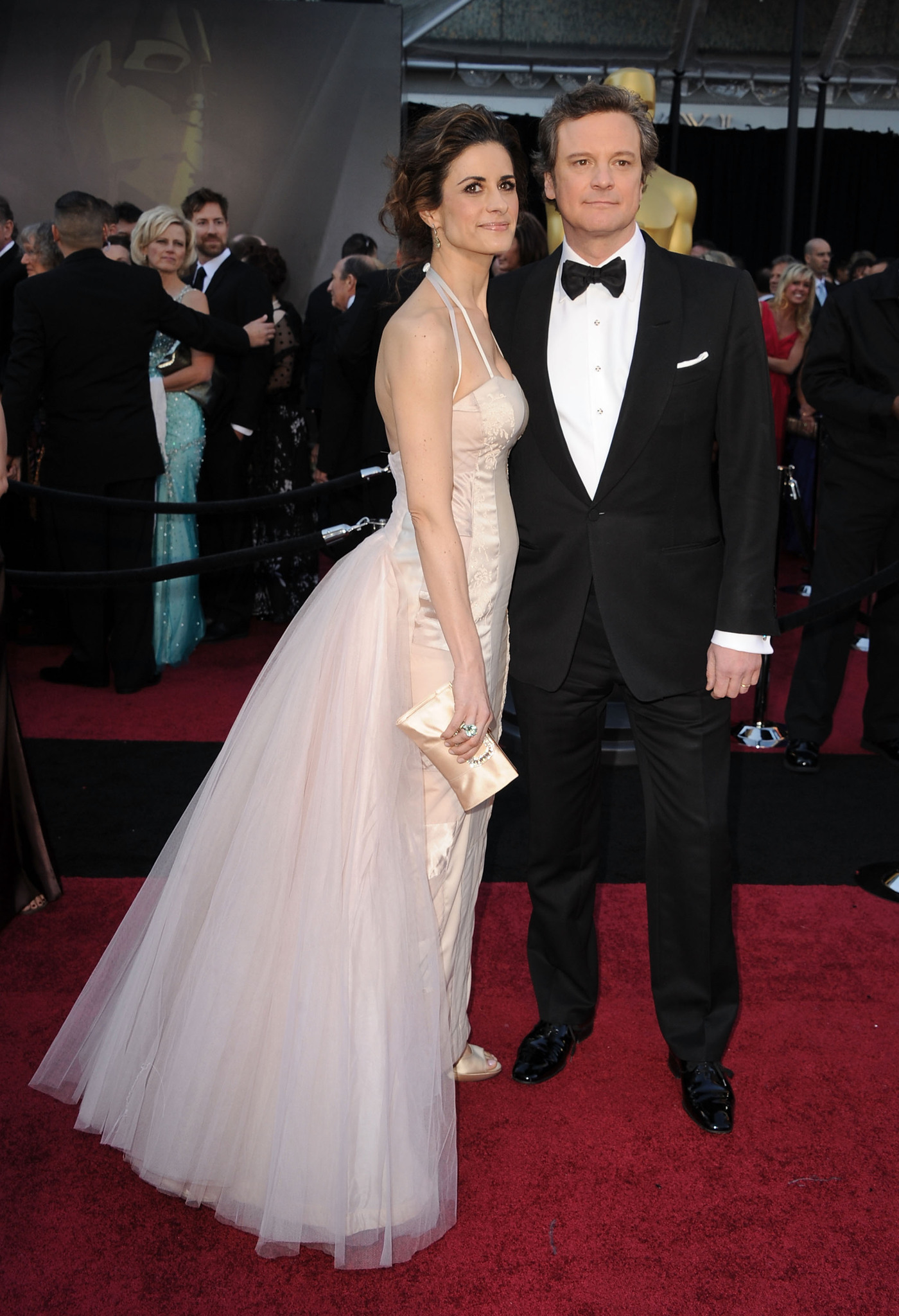 Colin Firth and Livia Giuggioli