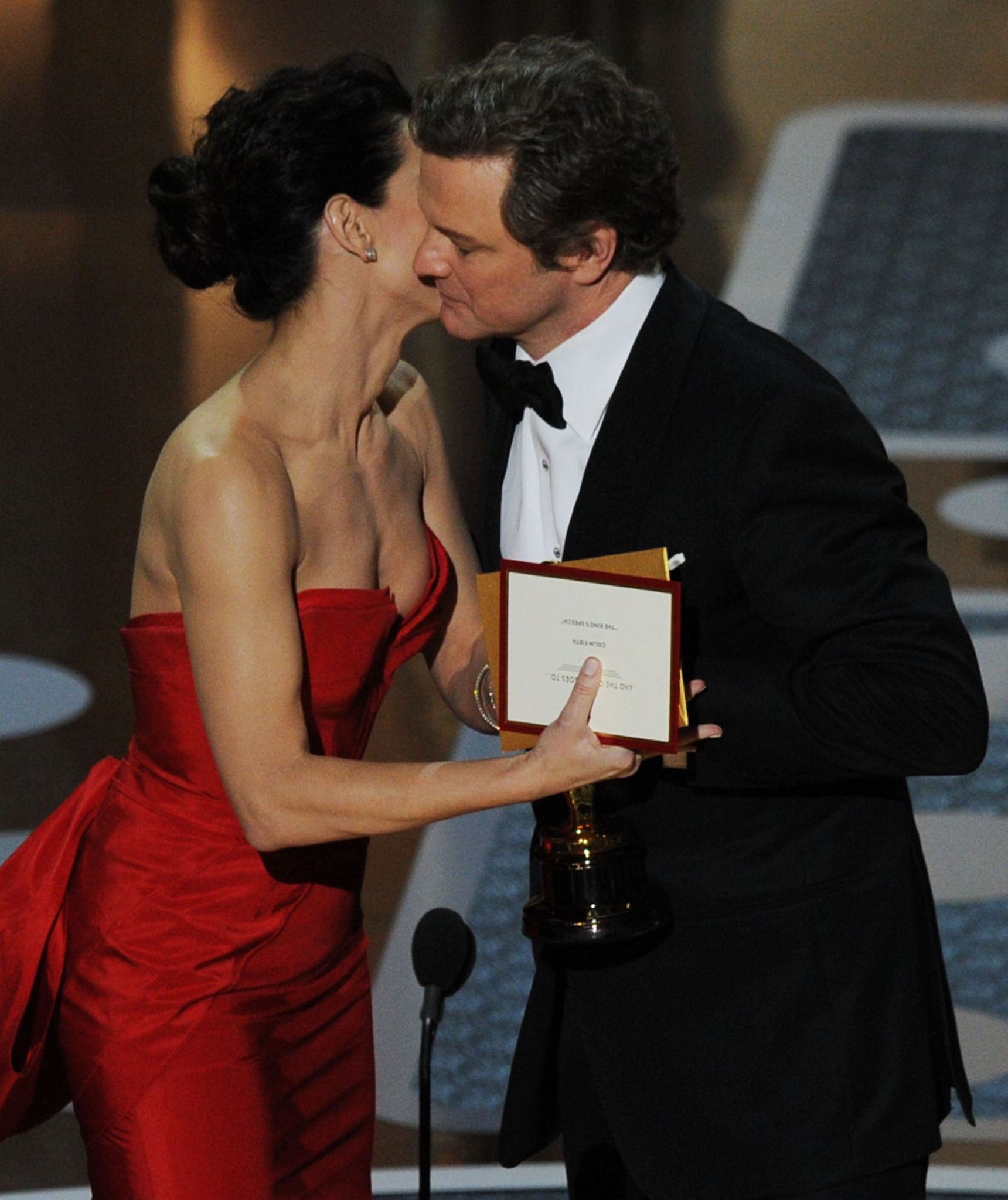 Sandra Bullock and Colin Firth