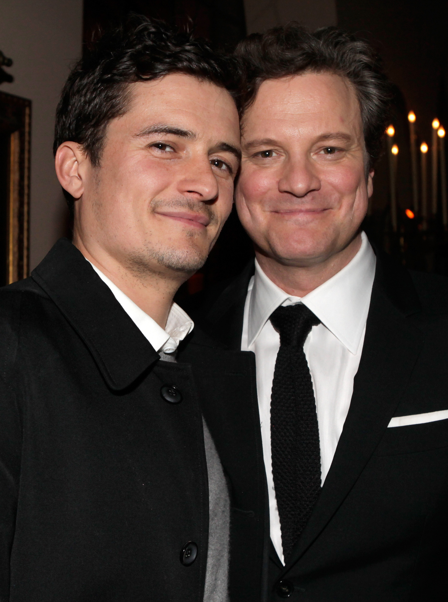 Colin Firth and Orlando Bloom