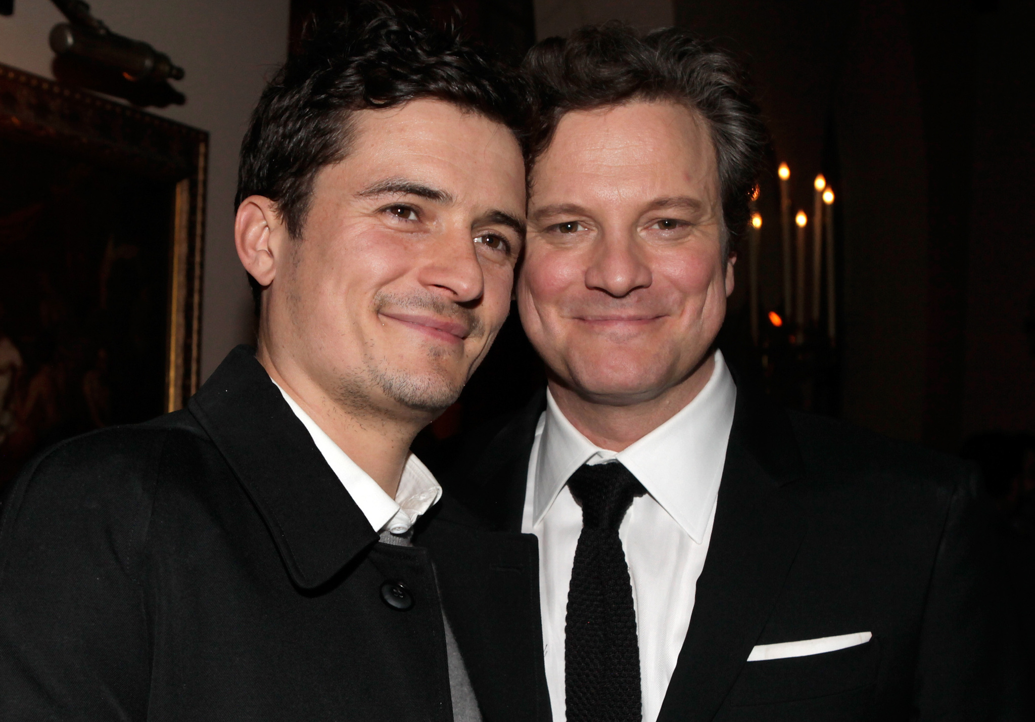 Colin Firth and Orlando Bloom