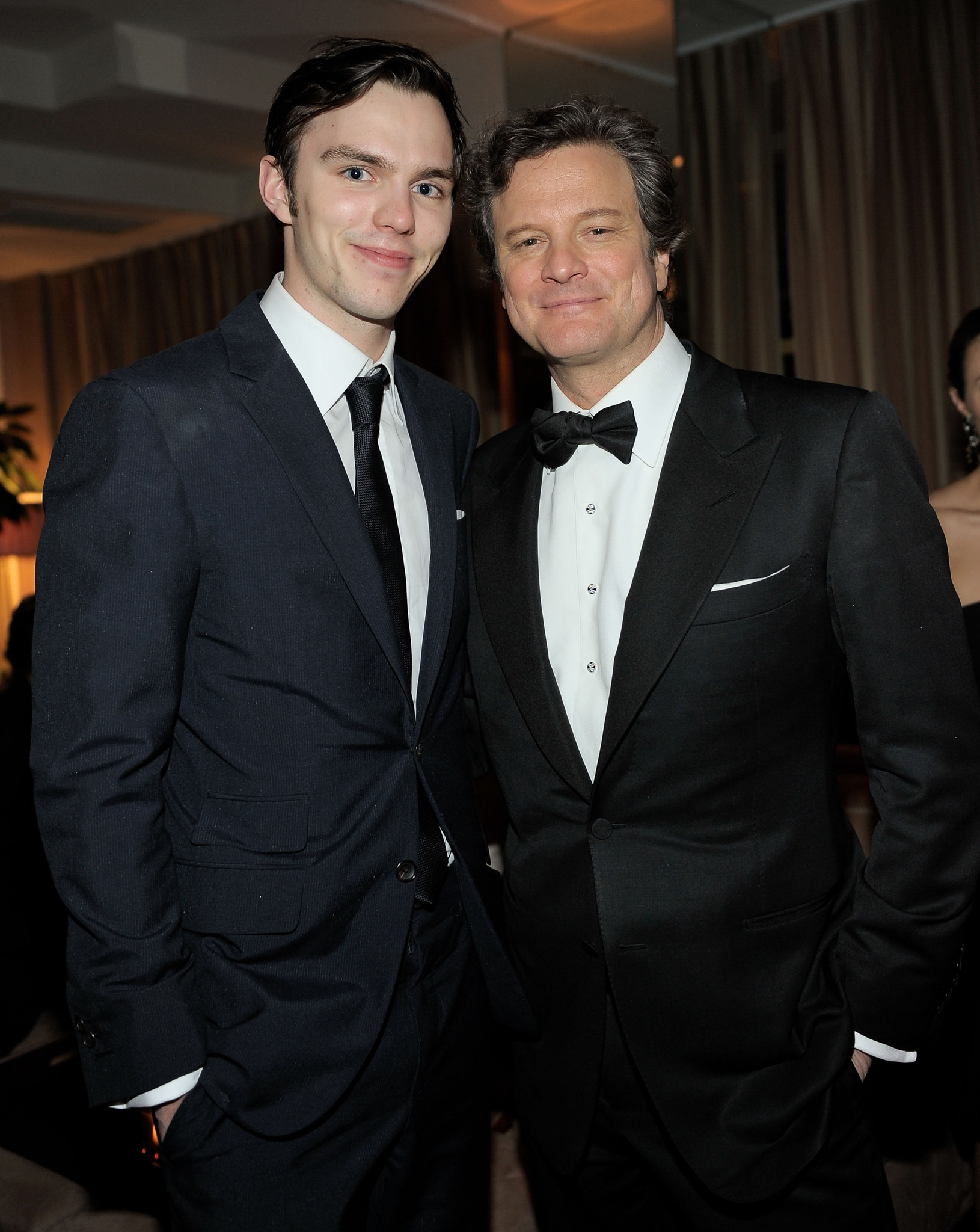 Colin Firth and Nicholas Hoult