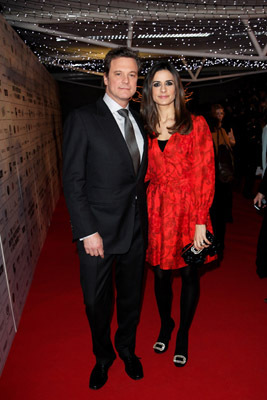 Colin Firth and Livia Giuggioli