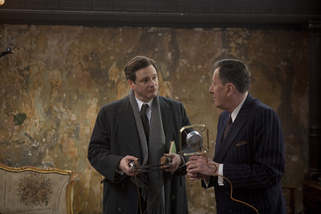 Still of Colin Firth and Geoffrey Rush in Karaliaus kalba (2010)