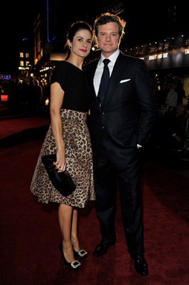 Colin Firth and Livia Giuggioli