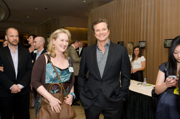 Colin Firth and Meryl Streep