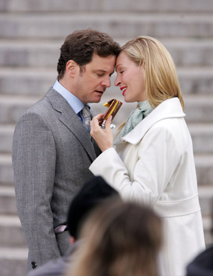 Colin Firth and Uma Thurman at event of The Accidental Husband (2008)