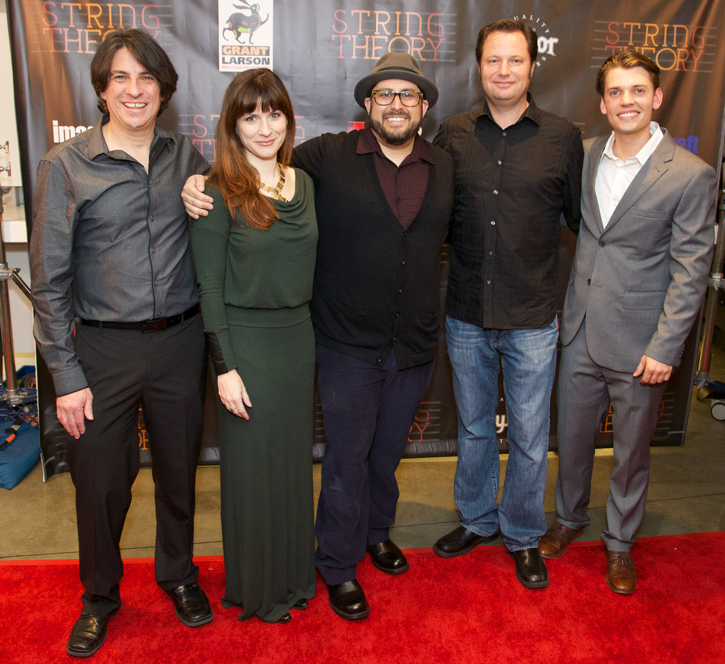 String Theory screening red carpet.