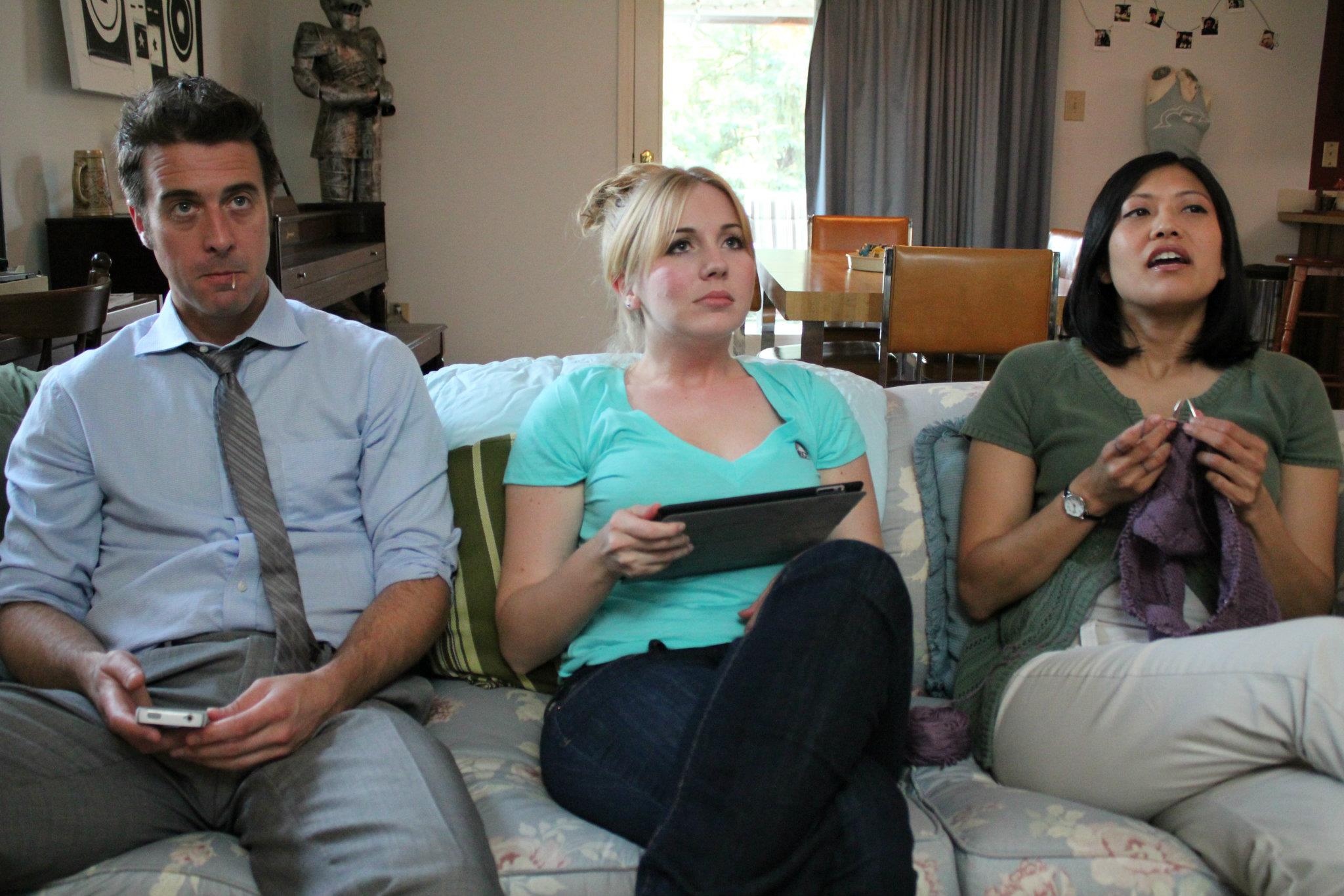 Joshua Bentley, Michele Breeze and Kim Dixon in 21 Days of Seaton and The Naping.