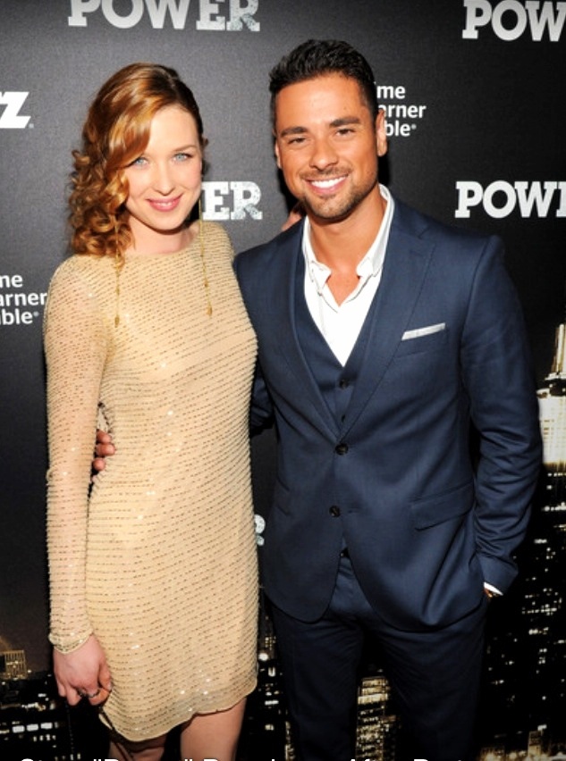 Lucy Walters and J.R. Ramirez at the Highland Ballroom for the Premiere of Power