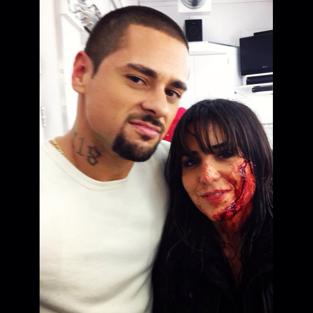 Still of J.R. Ramirez and Audrey Esparza in Power (2014)