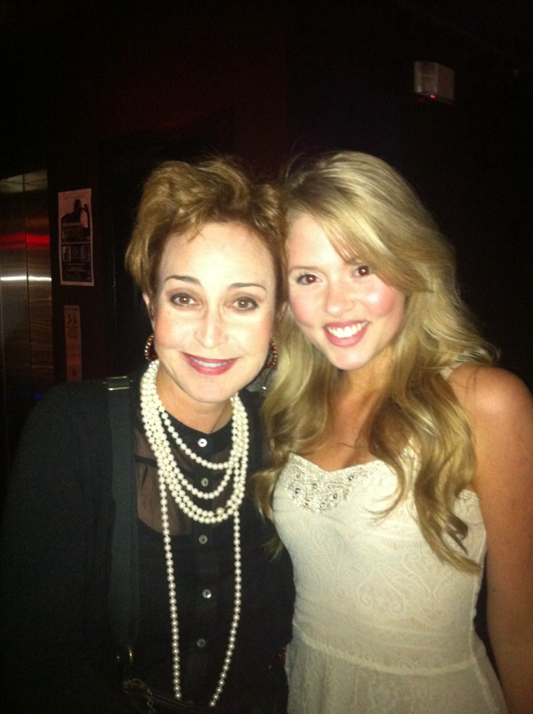 Lauran with Annie Potts from GCB