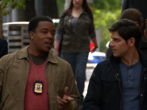 Still of Russell Hornsby and David Giuntoli in Grimm (2011)