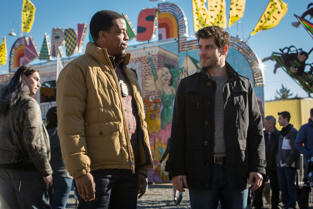 Still of Russell Hornsby and David Giuntoli in Grimm (2011)