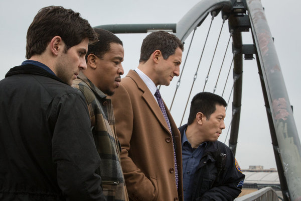 Still of Russell Hornsby, Reggie Lee, David Giuntoli and Sasha Roiz in Grimm (2011)